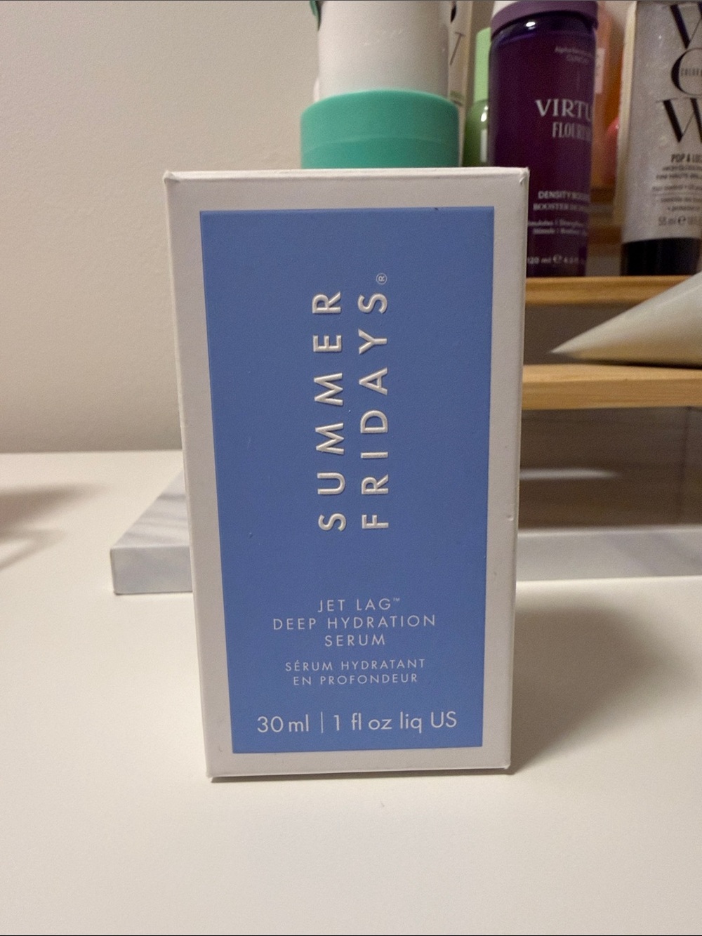 Summer Fridays Jet Lag Deep Hydration Serum - Blue & White